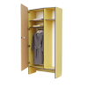 Шкаф для верхней одежды персонала во входную группу из коллекции мебели «НЕГА» (желтый) - «globural.ru» - Саратов