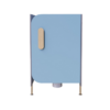 Гигиеническая кабинка из коллекции «НЕГА» (цвет голубой) - «globural.ru» - Саратов