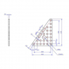 Треугольная пластина из анодированного алюминия Triangle Plate 6*8 (Pair) - «globural.ru» - Саратов