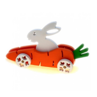 Каталка "Заяц Морковка"   - «globural.ru» - Саратов