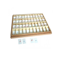 Прописной алфавит на пластиковых табличках. Синий/красный - «globural.ru» - Саратов