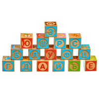 Кубики "Русский алфавит с тиснением" - «globural.ru» - Саратов