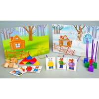 Игровой набор Фребеля "Заюшкина избушка" (серия "Сказочный мир". Выпуск 1) - «globural.ru» - Саратов