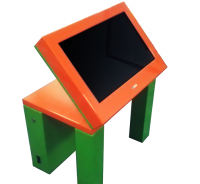 Интерактивный стол с поднимающимся монитором 24" на Android - «globural.ru» - Саратов