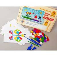 Игровой набор Фребеля "Конструктор плоскостной-3" (Серия "Эксперимент") - «globural.ru» - Саратов