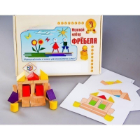 Игровой набор Фребеля "Конструктор деревянный без соединений-4" (Серия "Эксперимент") - «globural.ru» - Саратов