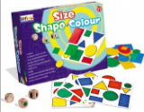 Игра развивающая геометрическая "Форма, размер, цвет" - «globural.ru» - Саратов