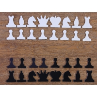 Набор магнитных фигур для демонстрационных шахмат - «globural.ru» - Саратов
