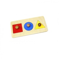 Геометрические пазлы: квадрат, круг, треугольник на подставке - «globural.ru» - Саратов