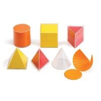 Фигуры геометрические складные 2D в 3D 8 см (6 форм, 3 цвета) - «globural.ru» - Саратов