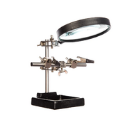 Держатель третья рука с лупой - «globural.ru» - Саратов