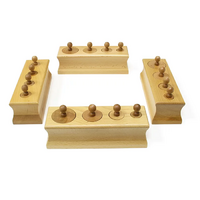 Блоки с цилиндрами-вкладышами для малышей - 4 штуки - «globural.ru» - Саратов