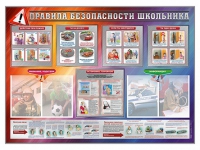 Стенд-уголок "Правила безопасности школьника" - «globural.ru» - Саратов