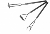 Комплект массажных логопедических зондов "Универсальный" на толстых ручках с накаткой (3 штуки) - «globural.ru» - Саратов