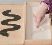 Комплект психолога Пертра. Дополнительный набор с песком для развития графомоторики c пластинами - «globural.ru» - Саратов