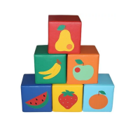 Комплект кубиков "Фрукты" (ВИК) - «globural.ru» - Саратов