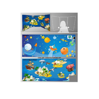 Стенд для сюжетно-ролевых игр 2-х сторонний (пиратские острова, космос) - «globural.ru» - Саратов