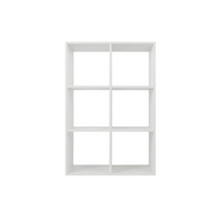 Стеллаж 6 секций цвет белый - «globural.ru» - Саратов