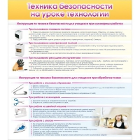 Стенд "Техника безопасности на уроке технологии" - «globural.ru» - Саратов