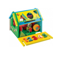 Логическая игрушка домик "Цифры-фигуры" - «globural.ru» - Саратов