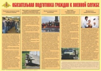 Плакат "Обязательная подготовка граждан к военной службе" - «globural.ru» - Саратов