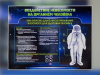 Стенд "Воздействие невесомости на организм человека" - «globural.ru» - Саратов
