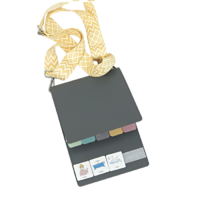 Коммуникативная книга с карточками PECS/ПЭКС (Маленькая, цвет серый) - «globural.ru» - Саратов