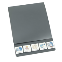 Коммуникативная книга с карточками PECS/ПЭКС (Большая, цвет серый) - «globural.ru» - Саратов