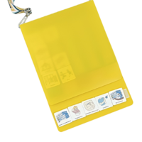 Коммуникативная книга с карточками PECS/ПЭКС (Большая, цвет желтый) - «globural.ru» - Саратов