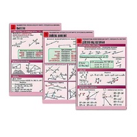 Комплект таблиц по геометрии "Планиметрия. Преобразования фигур. Координаты. Векторы"(10 табл, А1, лам) - «globural.ru» - Саратов