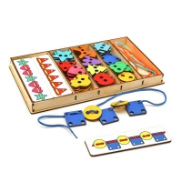 Большой шнуровальный набор для сенсомоторного развития - «globural.ru» - Саратов