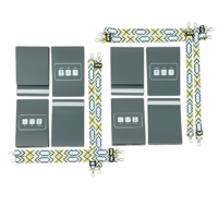 Комплект из 8 Коммуникативных книг с карточками PECS/ПЭКС (Большие, цвет серый) - «globural.ru» - Саратов