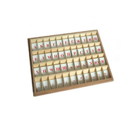 Печатный алфавит на пластиковых табличках. Красный. - «globural.ru» - Саратов