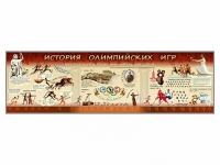 Настенное полотно "История Олимпийских игр" (10000 х 3000 мм) - «globural.ru» - Саратов