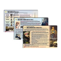 Комплект таблиц по истории раздаточных "История России XIX в." (цвет., лам., 10 штук) - «globural.ru» - Саратов