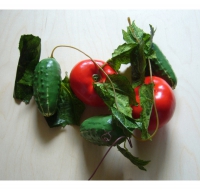 Ветка муляжей "Ассорти" (овощи) - «globural.ru» - Саратов