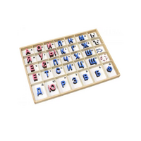 Малый подвижный деревянный алфавит-печатные буквы - «globural.ru» - Саратов