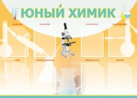 Стенд "Юный химик" (вариант 1) - «globural.ru» - Саратов