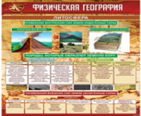 Стенд "Физическая география. Литосфера" (вариант 1) - «globural.ru» - Саратов