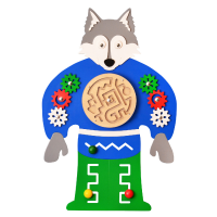 Бизиборд «Волчок- Серый Бочок» - «globural.ru» - Саратов