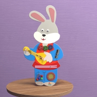 Бизиборд «Зайчик-побегайчик» - «globural.ru» - Саратов