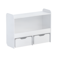 Стеллаж для игрушек и пособий "Росток 1" (белый) - «globural.ru» - Саратов