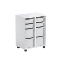 Тумба мобильная для пособий (белый) - «globural.ru» - Саратов