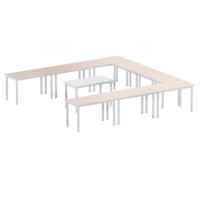 Композиция из столов каркасных составных - «globural.ru» - Саратов