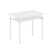 Стол компьютерный на металлокаркассе (белый) - «globural.ru» - Саратов