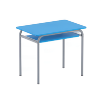 Стол компьютерный на металлокаркассе 900х600х760 (синий/серый) - «globural.ru» - Саратов