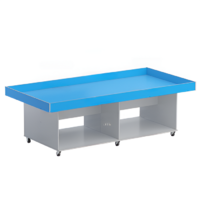 Стол для робототехники с полками (серый/синий) - «globural.ru» - Саратов