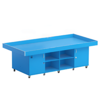 Стол для робототехники с дверками (синий) - «globural.ru» - Саратов