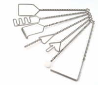 Комплект "Постановочные зонды с витыми ручками с колечком (шариковый зонд на витой ручке)" (7 штук) - «globural.ru» - Саратов