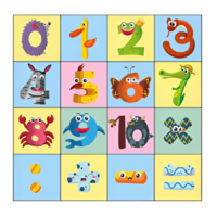 Коврик для логобота Пчелка "Цифры" - «globural.ru» - Саратов